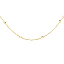 Olivie CHOKER guličková strieborná retiazka MARRY GOLD 5257