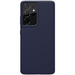 Púzdro Nillkin Flex Pure Liquid Silikónové pre Samsung Galaxy S21 Ultra Blue