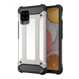 MG Hybrid Armor plastový kryt na Samsung Galaxy A42 5G, strieborný