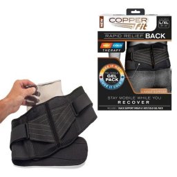 Bedrový pás s gélovou vložkou Copper fit