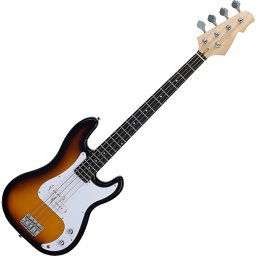 Elektrická basgitara Puncher sunburst Rocktile