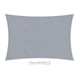Blumfeldt Pravouhlá slnečná clona, 2 x 4 m, s upevňovacími okami, polyester, priedušná