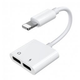 Joyroom Ben Series adaptér Lightning / 2x Lightning, biely (S-Y104)