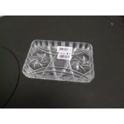 Podnos UH imitácia krištáľ 15x11cm