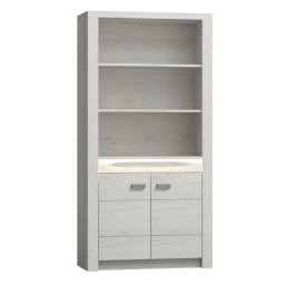 Kondela Vitrína, 96cm, jaseň biely, INFINITY 05