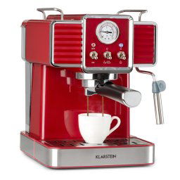 Klarstein Gusto Classico, pákový kávovar, 1350 W, 20 bar, 1,5l, nehrdzavejúca oceľ