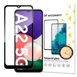 Wozinsky 5D Tvrdené sklo pre Samsung Galaxy A22 5G, čierne