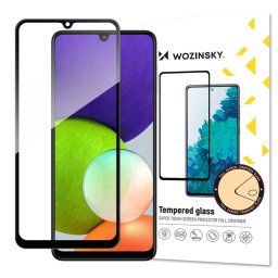 Wozinsky 5D Tvrdené sklo pre Samsung Galaxy A22 4G, čierne
