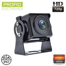 Malá AHD cúvacia kamera s rozlíšením 720P s konzolou a 120° uhol záberu + IP67