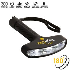 LED baterka na svietenie TripleLite širokouhlá až 180° (300 lumenov)