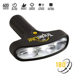 Silne baterky na svietenie LED širokouhlé 180° - TripleLite až 600 lumenov