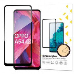 MG Full Glue Super Tough ochranné sklo na Oppo A54 5G, čierne