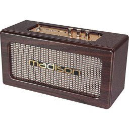 Prenosný batériový zvukový systém FREESOUND-VINTAGE-WD s USB, MP3, Bluetooth, 2x10W Madison