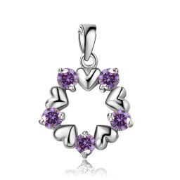 Olivie Strieborný prívesok VIOLET 4147