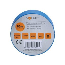 Solight Izolačná páska 15mm x 0,13 mm x 10m, modrá AP01M