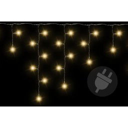Vianočný svetelný dážď 600 LED teplá biela - 11,9 m
