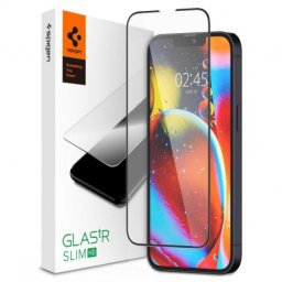 Spigen Glas.Tr Slim Full Cover ochranné sklo na iPhone 13 / 13 Pro, čierne (AGL03392)