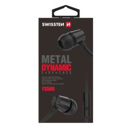 Slúchadlá Swissten Dynamic YS500, čierne 51107001