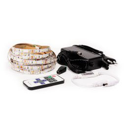 LED Solution LED pásik 4,8W/m 12V bez krytia IP20 5 metrov + adaptér 36W + stmievač s DO Farba svetla: Extra teplá biela 071032_05306_06173