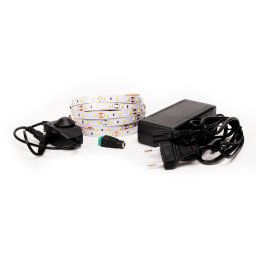 LED Solution LED pásik 12W/m 12V bez krytia IP20 5 metrov + adaptér 72W + manuálny stmievač Farba svetla: Zelená 07709_05310_06102