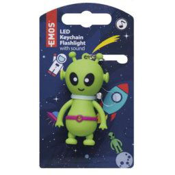 EMOS LED kľúčenka s motívom mimozemšťana P4712MIM
