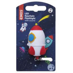 EMOS LED kľúčenka s motívom rakety P4712/RAK