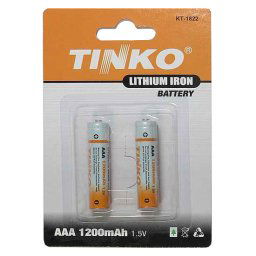 Batérie lítiová AAA R03 1,5V/1200mAh TINKO 2ks