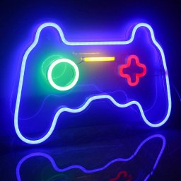 Neonové svetelné logo - GAMEPAD