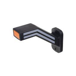 Pozičné LED svetlo (tykadlo) pre nákladné vozne CARCLEVER pravej červeno-bielo-oranžovej TRL190P