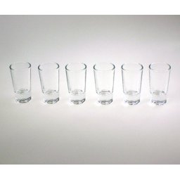 Pohár 25ml štamprlík 6ks číry /3269799 ww