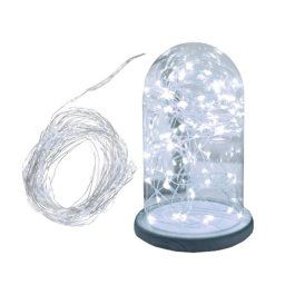 80 LED svetelná reťaz drôt farba