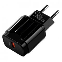 MG Travel Charger sieťová nabíjačka QC 1A, čierna (WWC-B02)