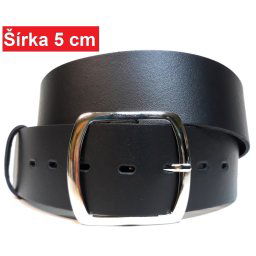 Široký kožený opasok