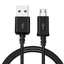 ECB-DU4EBE Samsung microUSB Dátový Kábel 1,5m Black (Bulk)