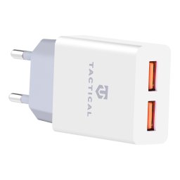 Tactical AR-006 2xUSB-A 2.1A Cestovní Nabíječka White