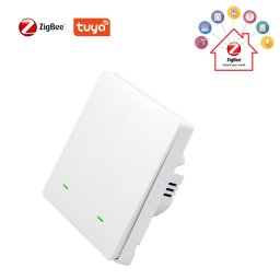 Tuya ZigBee Tlačítkový Vypínač Dvojtlačítkový 2CH