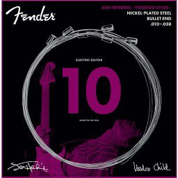 Struny na elektrickú gitaru 10-38 Hendrix Voodoo Child™ Ball End NPS Fender
