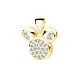Olivie Strieborný prívesok MOUSE GOLD 5463