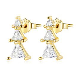 Olivie Strieborné náušnice STROMČEK GOLD 5485