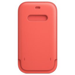 Originálny Apple Kožený návlek s MagSafe na iPhone 12 / iPhone 12 Pro citrusovo ružový MHYA3ZM/A