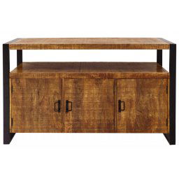 indickynabytok.sk - Komoda Retro 140x90x45 indický masív mango