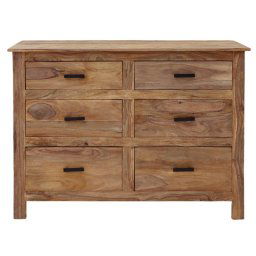 indickynabytok.sk - Komoda Rami 120x90x45 indický masív palisander