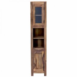 indickynabytok.sk - Skrinka do kúpeľne Suri 40x190x35 indický masív palisander