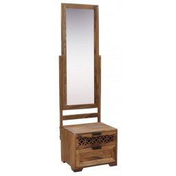 indickynabytok.sk - Toaletný stolík so zrkadlom Mira 50x175x40 indický masív palisander