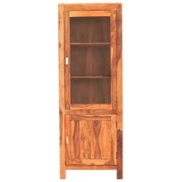 indickynabytok.sk - Vitrína Amba 65x180x45 z indického masívu palisander