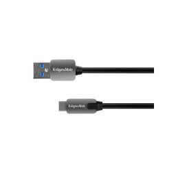 Kábel KRUGER & MATZ KM0347 USB 3.0/USB-C 0,5m Black