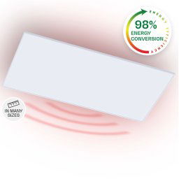 Klarstein Wondersky, infračervený stropný ohrievač, 120 x 60 x 6,5 cm (Š x V x H), 700 W, IP44