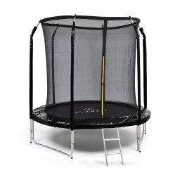 KLARFIT Jumpstarter, trampolína, 2,5 m Ø, sieť 120 kg max., 195 cm Ø skákacia plocha
