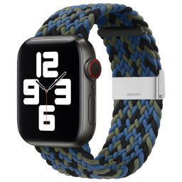 Hurtel Strap Fabric remienok pre Apple Watch 6 / 5 / 4 / 3 / 2 (40 mm / 38 mm) modrý