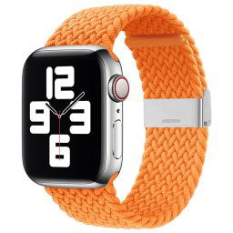 Hurtel Strap Fabric remienok pre Apple Watch 6 / 5 / 4 / 3 / 2 (40 mm / 38 mm) oranžový